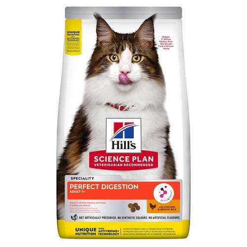 7kg Hill's Science Plan Adult Perfect Digestion Huhn Katzenfutter trocken