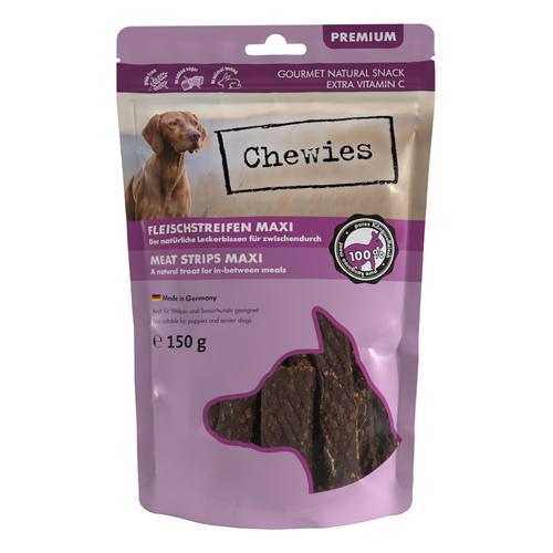 2x150g Chewies Fleischstreifen Känguru Sparpaket Ergänzungsfutter Hund