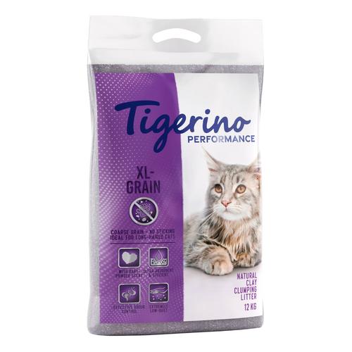 12kg Tigerino Performance XL-Grain Katzenstreu – Babypuderduft