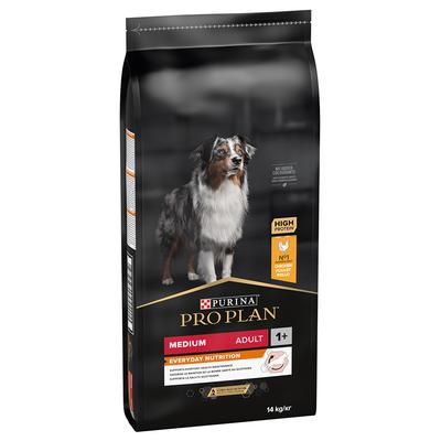 14kg PURINA PRO PLAN Medium Adult Everyday Nutrition Hundefutter trocken