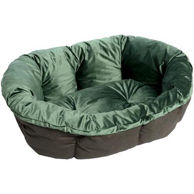 Ferplast Überzug Sofà Samt grün für Ferplast Hundekorb Siesta Deluxe Größe 6: L73xB55xH27cm Hund