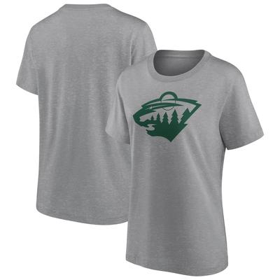 Minnesota Wild Fanatics Branded Iconic Mono Logo Graphic T-Shirt – Damen Image