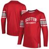 Men's Scarlet Boston University Long Sleeve T-Shirt