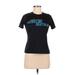 Brooks Active T-Shirt: Black Graphic Activewear - Women's Size Small