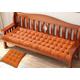 Waigg Kii 8cm Thick Bench Cushion Pad 2 3 Seater,Cotton Garden Bench Cushions,Rectangle Bench Cushion Pad for Chaise Swing Indoor Outdoor (170x50cm,Orange)