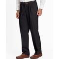 Blair JohnBlairFlex Adjust-A-Band Relaxed-Fit Pleated Chinos - Black - 40