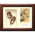 New Baby Casting Kit with Large 3D Box Display Frame in Dark Rustic & Bronze Metallic Paint by BabyRice