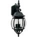 Maxim Lighting Crown Hill 23 Inch Tall 3 Light Outdoor Wall Light - 1034BK