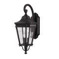 Generation Lighting Cotswold Lane 23 Inch Tall 3 Light Outdoor Wall Light - OL5402GBZ