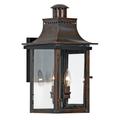 Quoizel Chalmers 19 Inch Tall 2 Light Outdoor Wall Light - CM8410AC