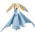 Steiff Hoppel Hase Schmusetuch - 28 cm - Kuscheltier für Babys - weich & waschbar - blau (237478)