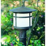 Arroyo Craftsman Berkeley 9 Inch Tall 1 Light Outdoor Post Lamp - BP-11-M-BK