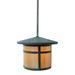 Arroyo Craftsman Berkeley 32 Inch Tall 1 Light Outdoor Hanging Lantern - BSH-11-GW-MB