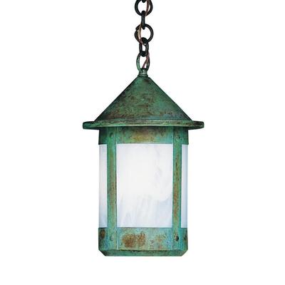 Arroyo Craftsman Berkeley 12 Inch Tall 1 Light Outdoor Hanging Lantern - BH-7-F-VP