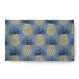 Blue/Yellow 30 x 18 x 0.12 in Area Rug - e by design Floral Flatweave Area Rug Chenille, Polyester | 30 H x 18 W x 0.12 D in | Wayfair