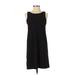 Leith Casual Dress - Shift: Black Solid Dresses - Women's Size Small