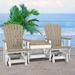 Outdoor Leisure Products Gliding Adirondack Chair Plastic/Resin | 42 H x 76 W x 33 D in | Wayfair 515WWWT-K
