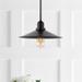 Victoria 10.5" 1-Light Bohemian Farmhouse Iron LED Pendant, Oil Rubbed Bronze by JONATHAN Y