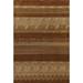 Tribal Contemporary Gabbeh Kashkoli Area Rug Wool Hand-knotted Carpet - 4'2" x 6'3"