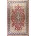 Vintage Vegetable Dye Kerman Persian Area Rug Handmade Wool Carpet - 9'6" x 13'6"