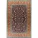 Vintage Floral Traditional Isfahan Persian Wool Area Rug Hand-knotted - 8'1" x 11'2"