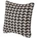 16" Handwoven Cotton Throw Pillow Cover Chevron & Gingham Design
