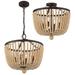 Rylee 4 Light Forged Bronze Chandelier - 16.5'' W x 17'' H