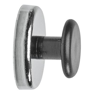 Kraft-Magnet mit Griffknopf Ø 38 mm silber, MAUL, 2.4 cm