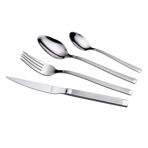 72 teilig Besteckset Edelstahl 18/10 mit Holzkoffer Nickelfrei 12 Personen Mirror+Satin Motiv 3
