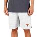 Men's Concepts Sport White/Charcoal Texas Longhorns Throttle Knit Jam Shorts