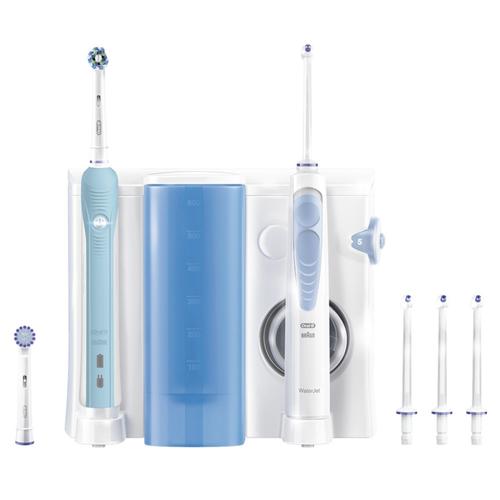 Oral-B Oral-B Munddusche - WaterJet Reinigungssystem + Elektrische Zahnbürste PRO 700 Elektrische Zahnbürsten