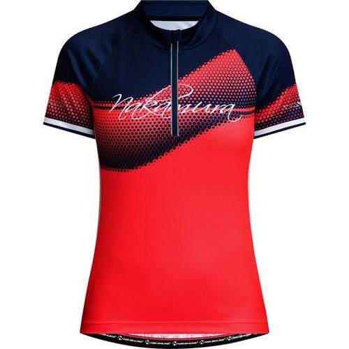 NAKAMURA Damen Shirt Da.-Fahrrad-Trikot Fiona II W, Größe 44 in PINK/NAVY