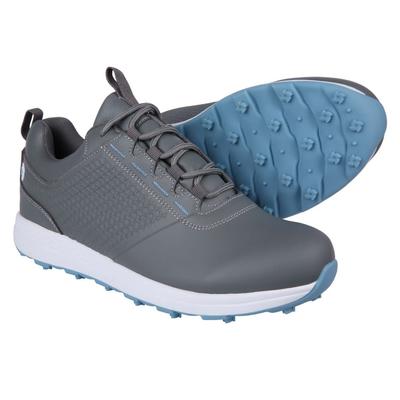 Ram Golf Accubar Ladies Golf Shoes, Grey/Blue, Size 6
