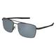 Puma PU0222S Herren-Sonnenbrille Vollrand Eckig Metall-Gestell, schwarz