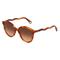 Chloé CH0087S Unisex-Sonnenbrille Vollrand Butterfly Bio-Acetat-Gestell, braun