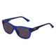 Puma PJ 0004 S Jugend-Sonnenbrille Vollrand Eckig Kunststoff-Gestell, blau