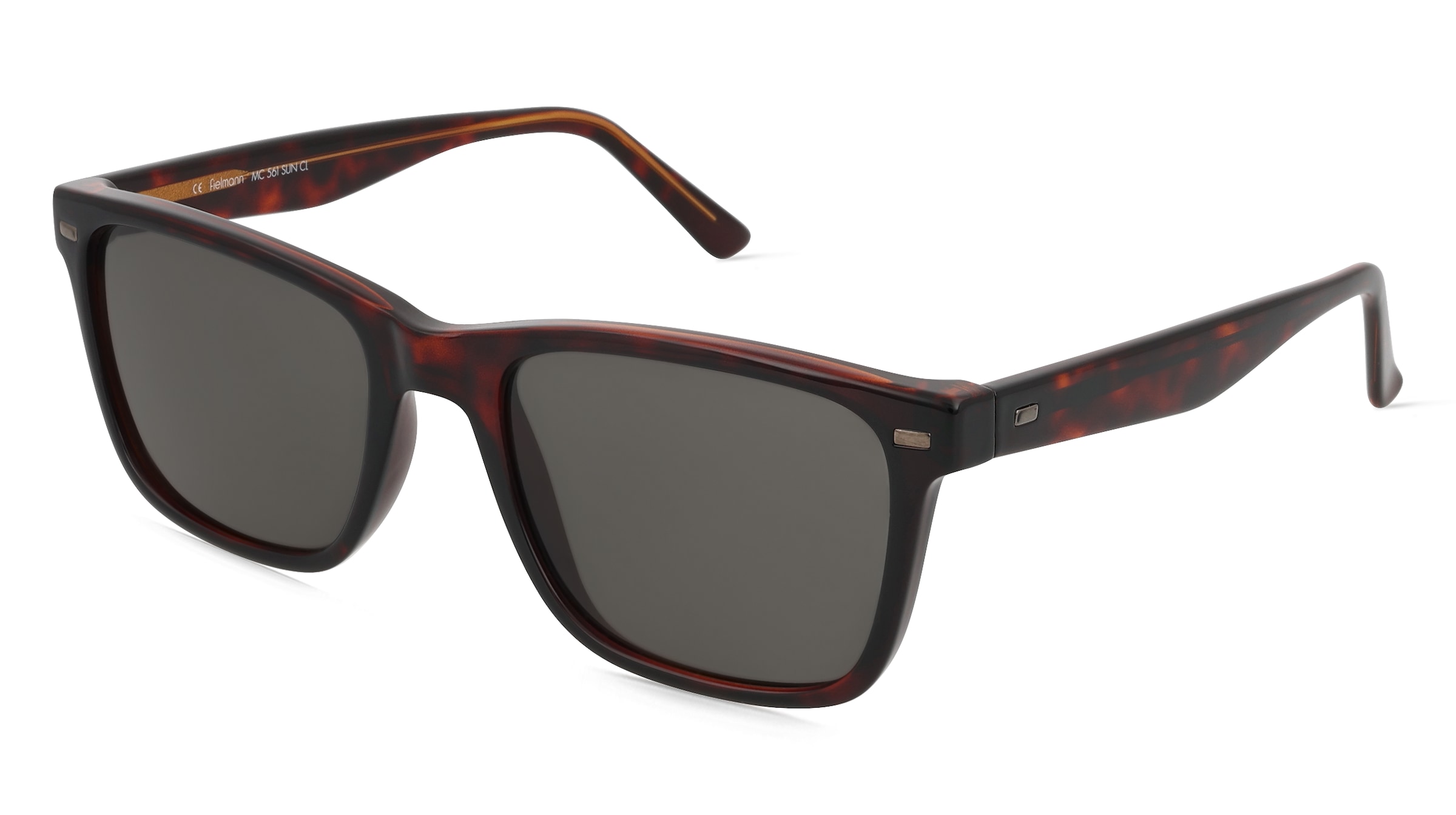 Fielmann MC 561 SUN CL VINCENT Herren-Sonnenbrille Vollrand Quadratisch Propionat-Gestell, braun
