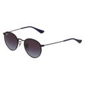 Ray-Ban Junior RJ 9547S ROUND Kinder-Sonnenbrille Vollrand Rund Metall-Gestell, schwarz