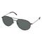 Fielmann BD 039 MOD SUN CL Unisex-Sonnenbrille Vollrand Pilot Metall-Gestell, grau