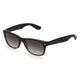 Ray-Ban RB 2132 NEW WAYFARER Unisex-Sonnenbrille Vollrand Eckig Kunststoff-Gestell, braun