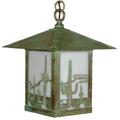 Arroyo Craftsman Timber Ridge 12 Inch Tall 1 Light Outdoor Hanging Lantern - TRH-9TR-OF-BZ