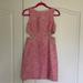 Lilly Pulitzer Dresses | Lilly Pulitzer Pink Sparkly Cut-Out Catie Shift Dress Size 2 | Color: Gold/Pink | Size: 2