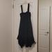 Zara Dresses | Black Zara Asymmetrical Hem Dress | Color: Black | Size: S