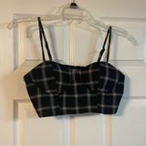 American Eagle Outfitters Tops | American Eagle Halter Top | Color: Black/Pink/White | Size: S