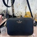 Kate Spade Bags | Kate Spade Madison Mini Camera Bag Color: Black Nwt | Color: Black | Size: Mini