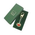 Gucci Accessories | Gucci Key Ring Key Holder Logo Silver Gold Woman Authentic Used | Color: Red/Silver | Size: Otal Length: About 12 Cm