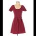 J. Crew Dresses | J.Crew Red & Navy Stripe Ponte Knit Fit & Flare Dress | Color: Blue/Red | Size: 8