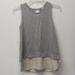 J. Crew Tops | J, Crew Ladies Tank Top | Color: Cream/Gray | Size: Xs