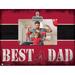 Fan Creations Best Dad Clip Frame | 8 H x 10.5 W x 0.25 D in | Wayfair M2016-Diamondbacks