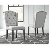 Signature Design by Ashley Jeanette Dining Table & 4 Chairs Wood/Upholstered in Black/Brown | 30 H x 42 W x 72 D in | Wayfair PKG000193